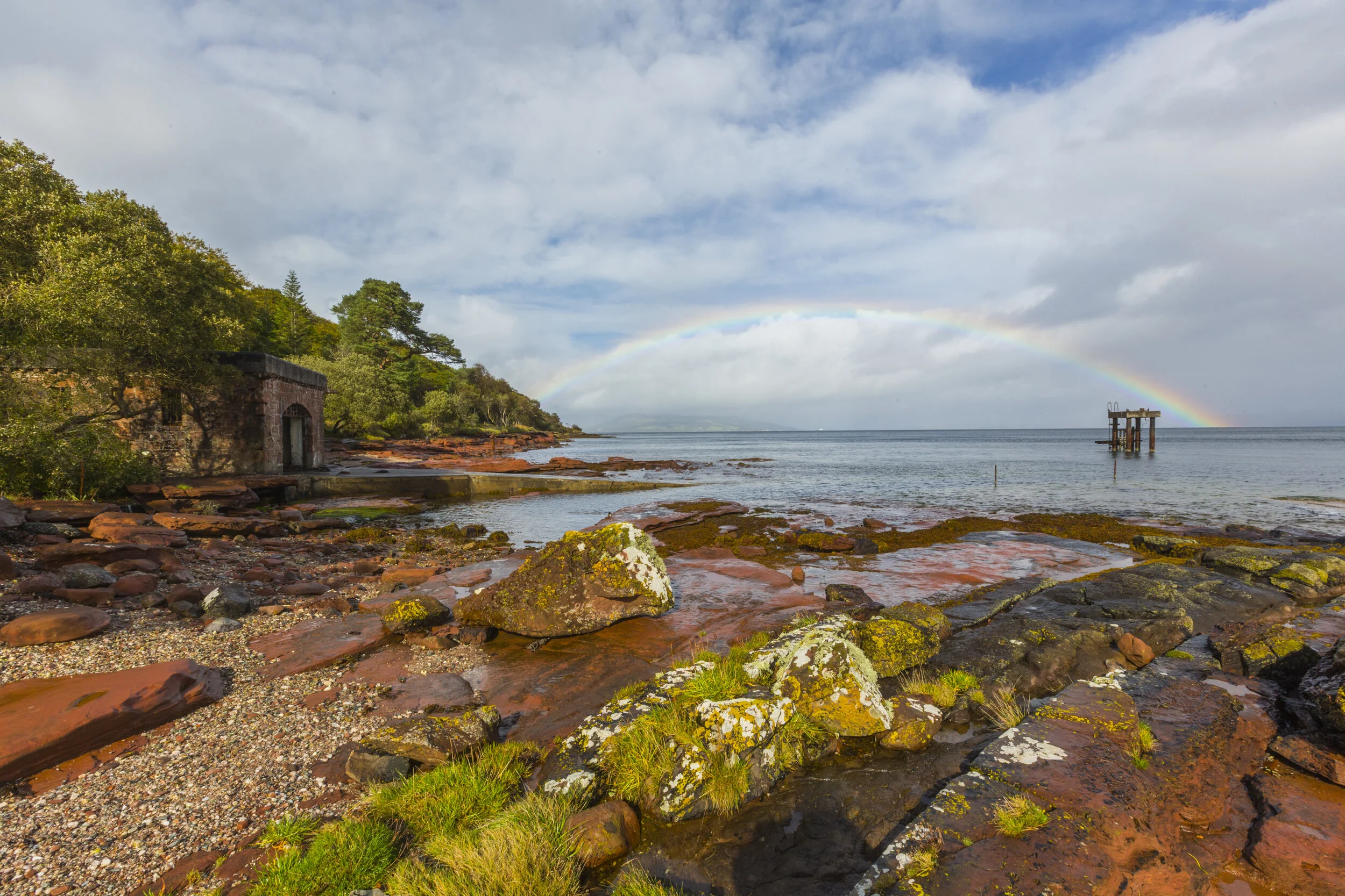 Shoreline at Mount Stuart, Isle of Bute.